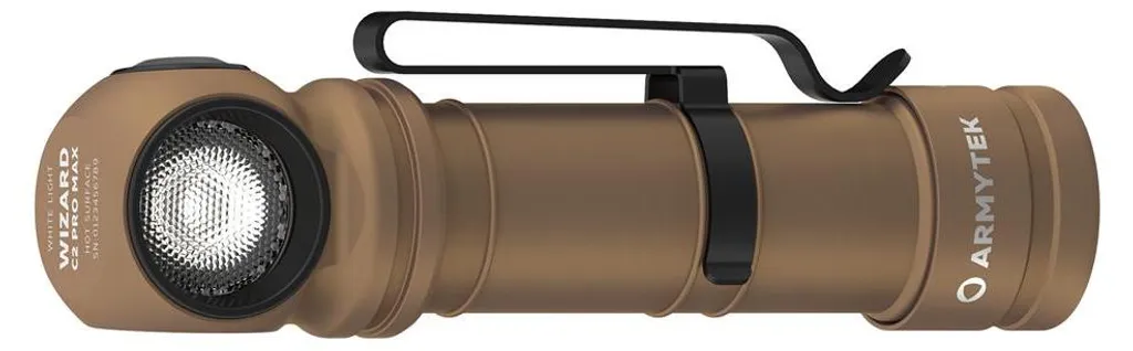 Armytek Wizard C2 Pro Max Lampe Frontale Antichoc Étanche Couleur Sable - 14