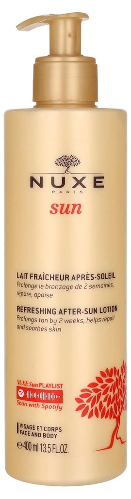 NUXE Refreshing After Sun, Körper, 400 ml, Lotion, Reparatur, Beruhigend, Jeder Hauttyp, Unisex