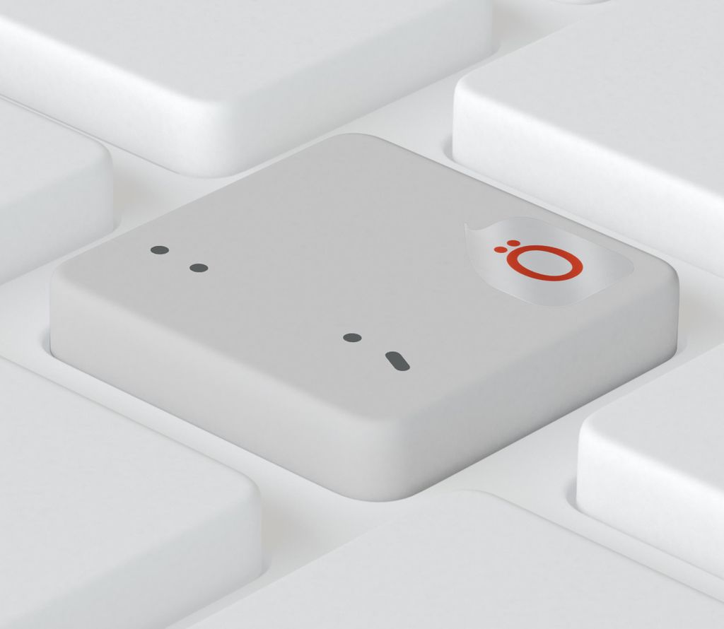 Deutsche Tastaturaufkleber 5x6mm transparent matt | rote Keyboard Sticker für helle Tastaturen