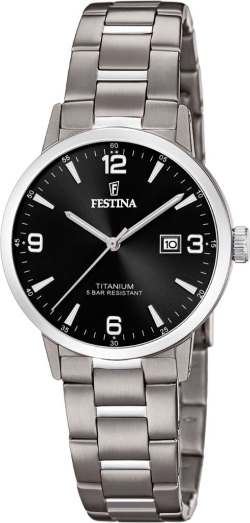 Festina F20436-3 silberne Damenuhr