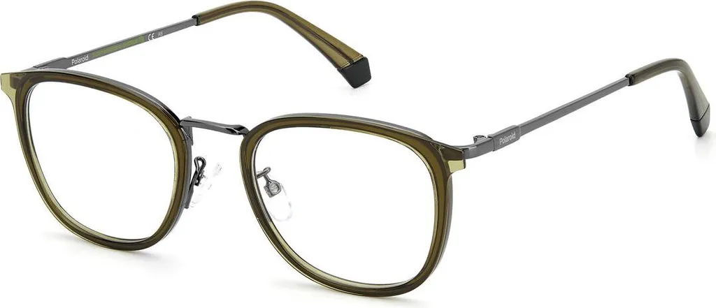 Lunettes de vue Polaroid PLD-D439-G monture fine en métal gris 52 mm
