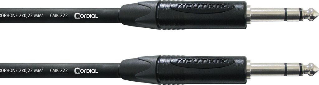 Cordial CPM 5 VV, 6.35mm, Männlich, 6.35mm, Männlich, 5 m, Schwarz