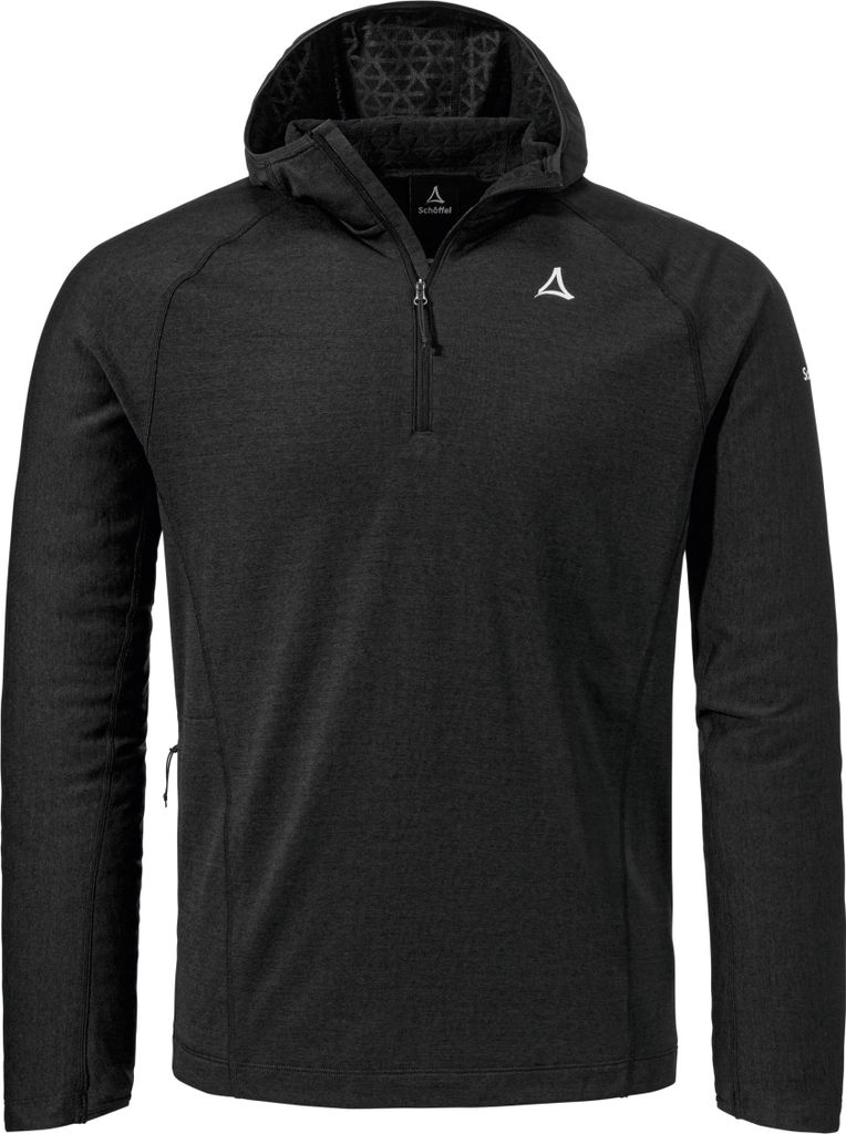 SCHÖFFEL Fleece Hoody Style Kravica MNS BLACK BLACK 56