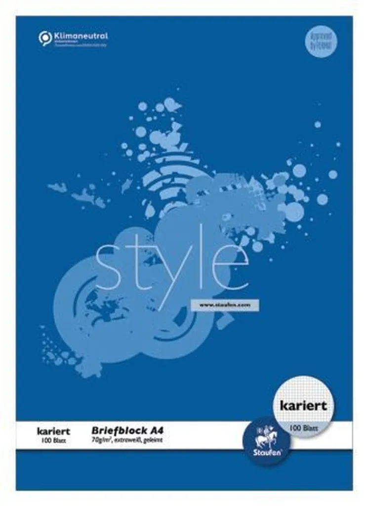 Papier A4 perforé quadrillé Staufen 040460022 pour organiser vos notes