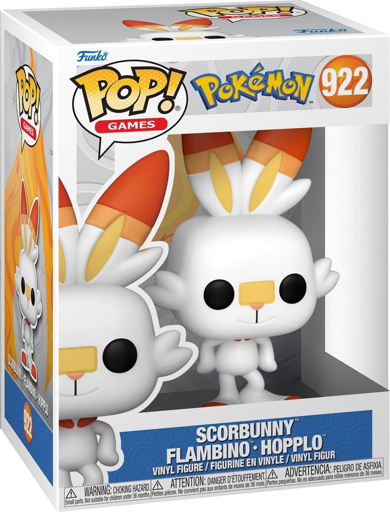 Figurka Vinylowa Scorbunny 9 cm z serii POP! od Funko Immagine del prodotto 