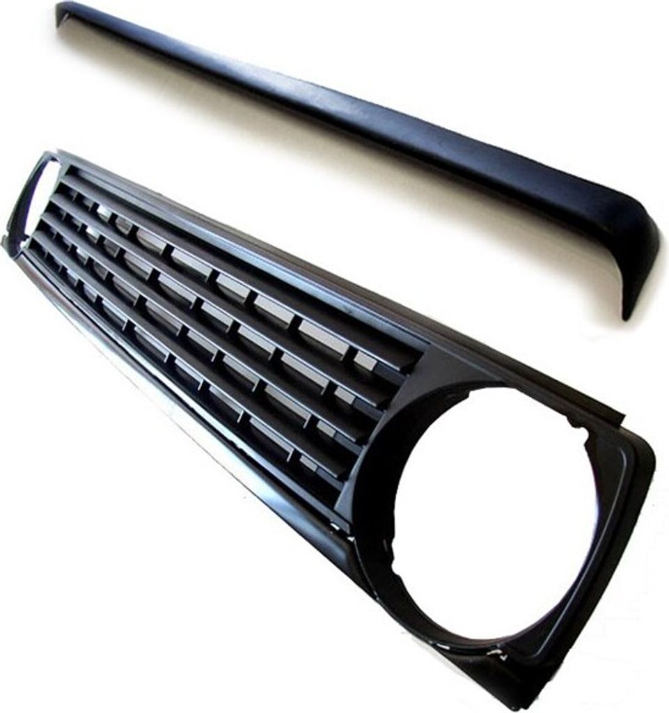 Kühlergrill Sportgrill Grill + Grillspoiler für VW Golf 2 Produktbild 