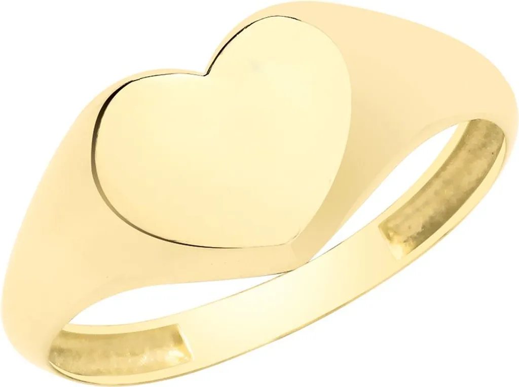 Chevalière Souveraine Coeur Or - Cadeau Bijou de Prestige Homme et Femme