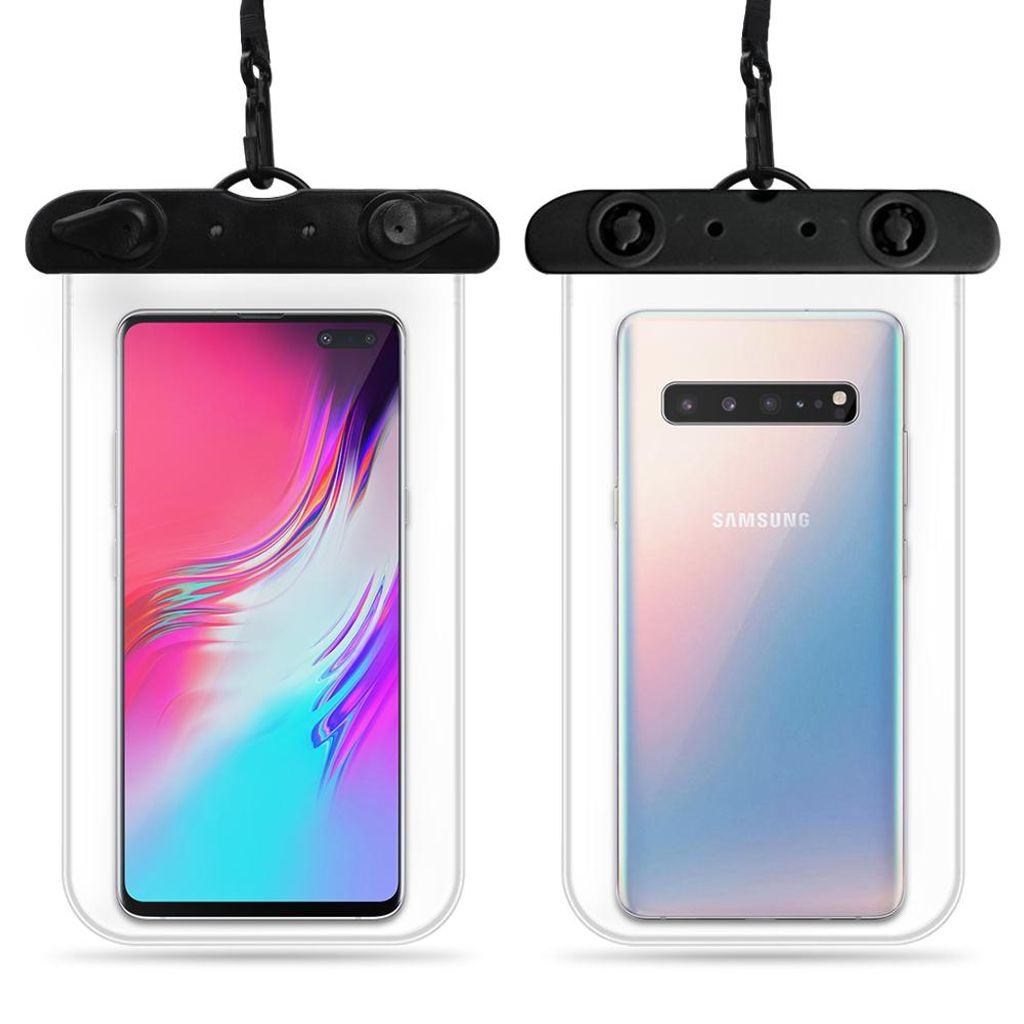 Wassertasche für Samsung Galaxy S10 5G Hülle Wasserdicht Handy Hülle Schutz CaseFarbe:Ultra Clear