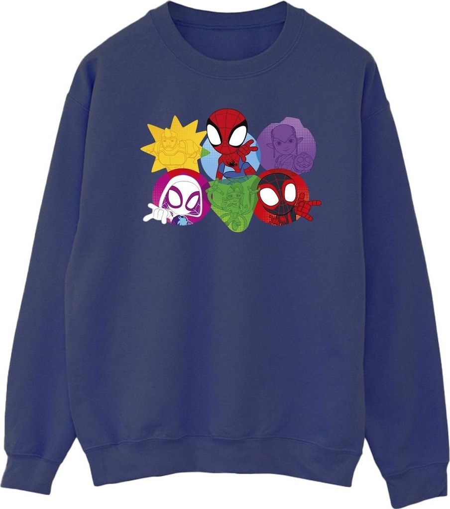 Marvel - "Spidey And His Amazing Friends" Sweatshirt für Herren BI44813 (L) (Marineblau)