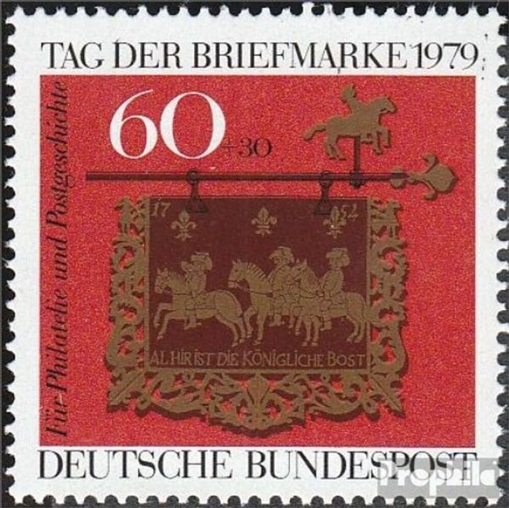Briefmarken BRD (BR.Deutschland) 1979 Mi 1023 (kompl.Ausgabe) gestempelt Tag der Briefmarke