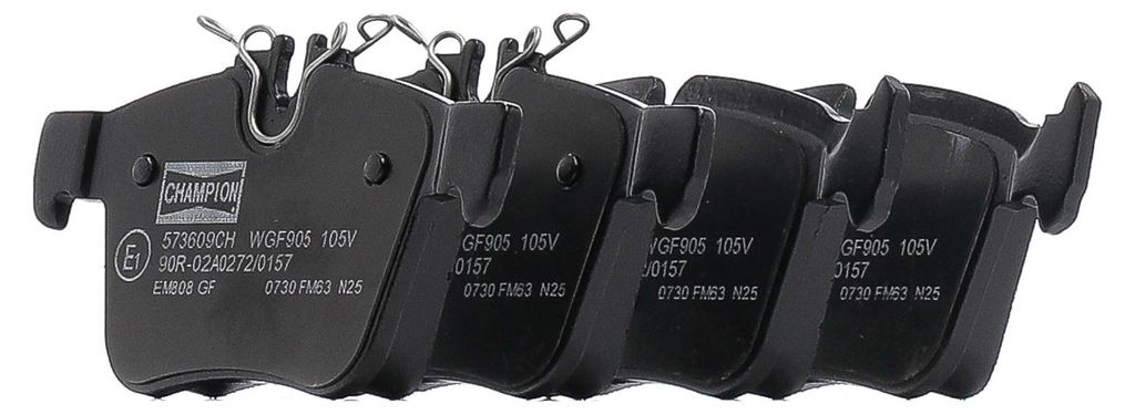 CHAMPION Bremsbeläge Satz Hinten Bremsklötze passend für MERCEDES-BENZ C-Klasse T-modell (S205) 573609CH