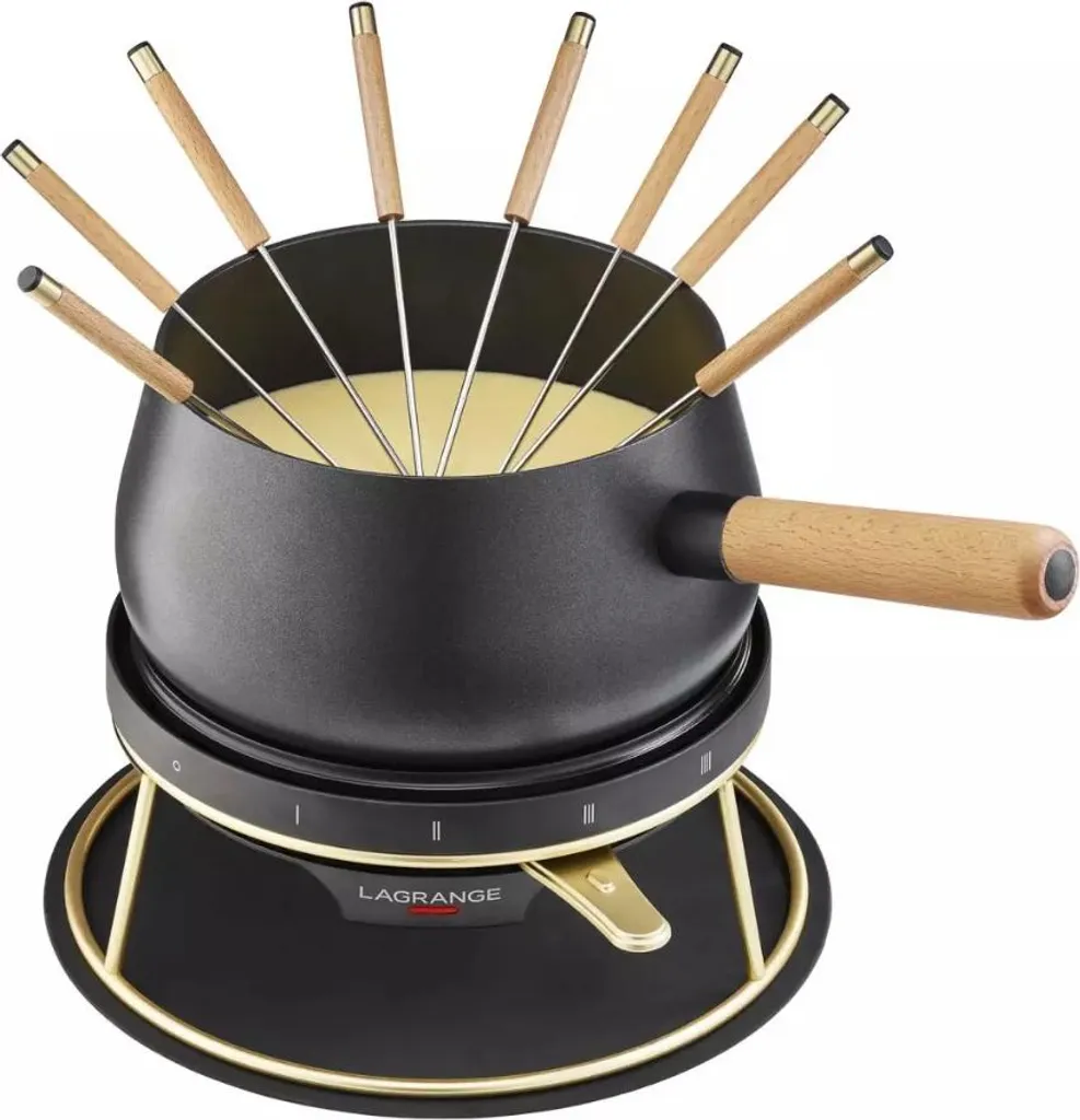 Fondue Lagrange Héritage en Inox 3l Thermostat Réglable 8 Personnes