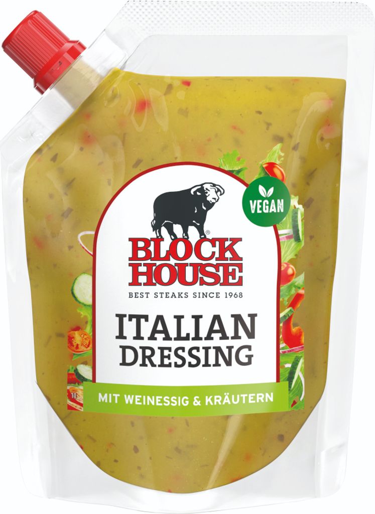 BLOCK HOUSE Salatdressing ITALIAN, 250ml Folienbeutel
