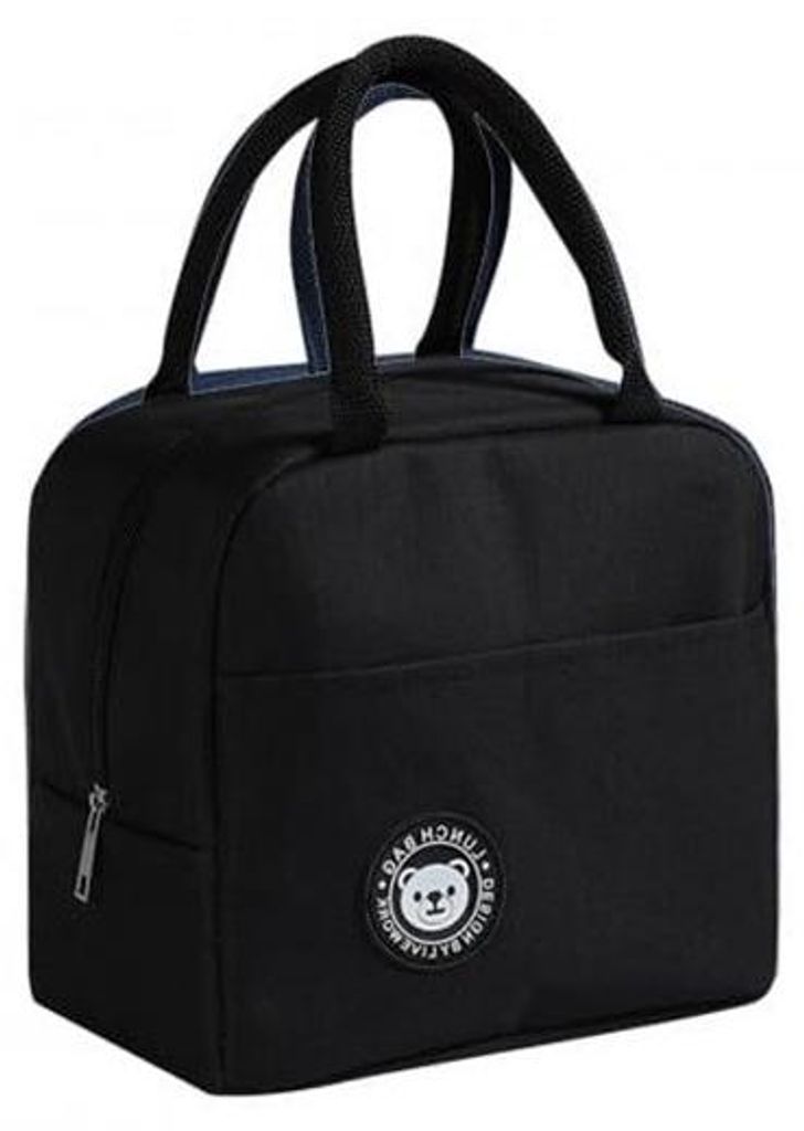 Isolierte Lunchbox, schwarze, wasserdichte Picknicktas