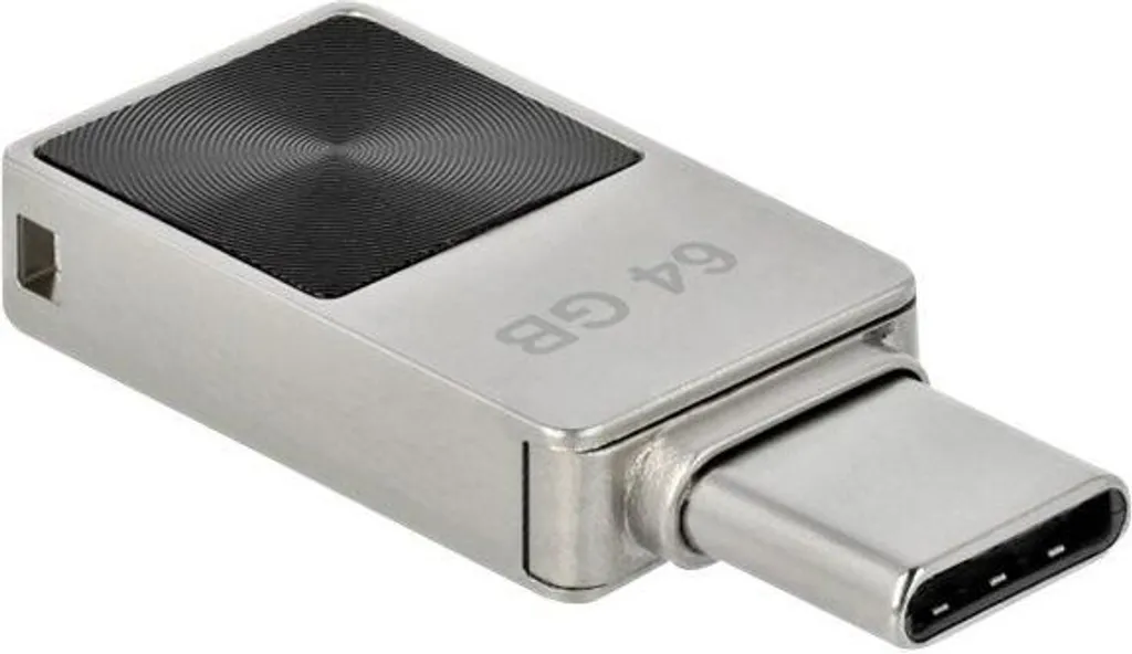 Delock Mini Chiavetta USB-C 64GB 5Gbps | Scocca in Metallo Ultra Compatta