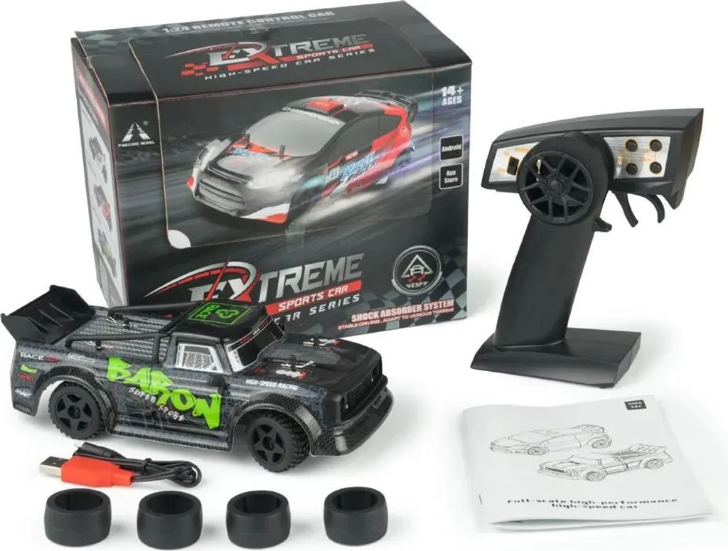 RC Drift 2411 RWD : Système Gyroscope et Commande Proportionnelle 2,4G - 2