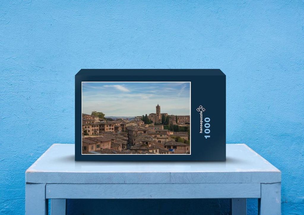 hansepuzzle 68869 - Stadt Puzzle, 1000 Teile, Orte, 60,0 x 46,0cm mit hochwertiger Aufbewahrung, Kartonbox und wiederverschließbarem Beutel