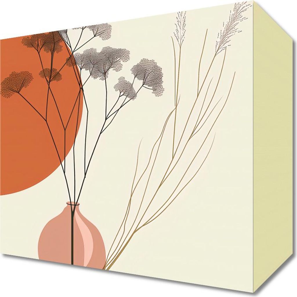 Bild 20x20cm Getrocknete Aussicht