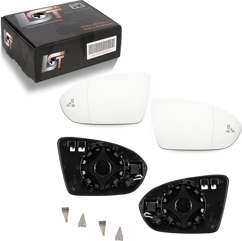 2x Außenspiegel asphärisch Toter Winkel Set für Opel Astra K B16 Insignia B Z18