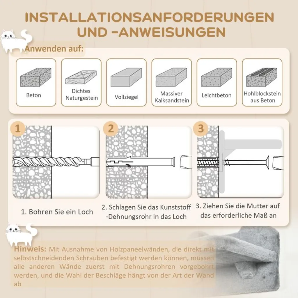 Solution anti-griffures : Mur d'escalade chat avec griffoir intégré