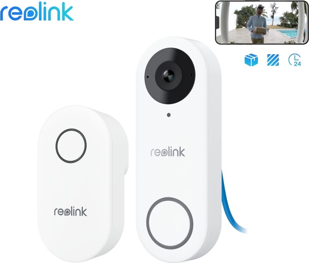 Reolink Smart Home Türklingel PoE Video doorbell 5MP, Produktbild 