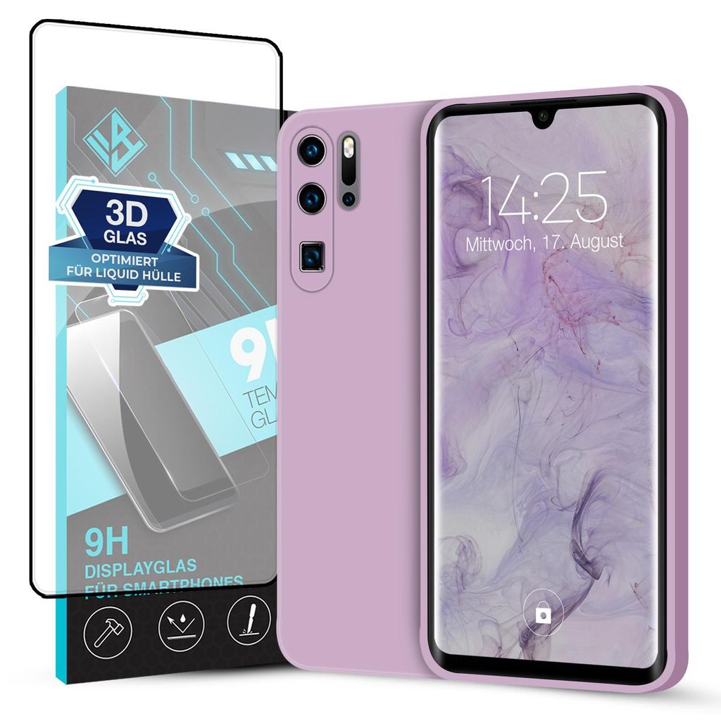 Hülle für Huawei P30 Pro mit 9H Displayglas Displayschutz Produktbild 