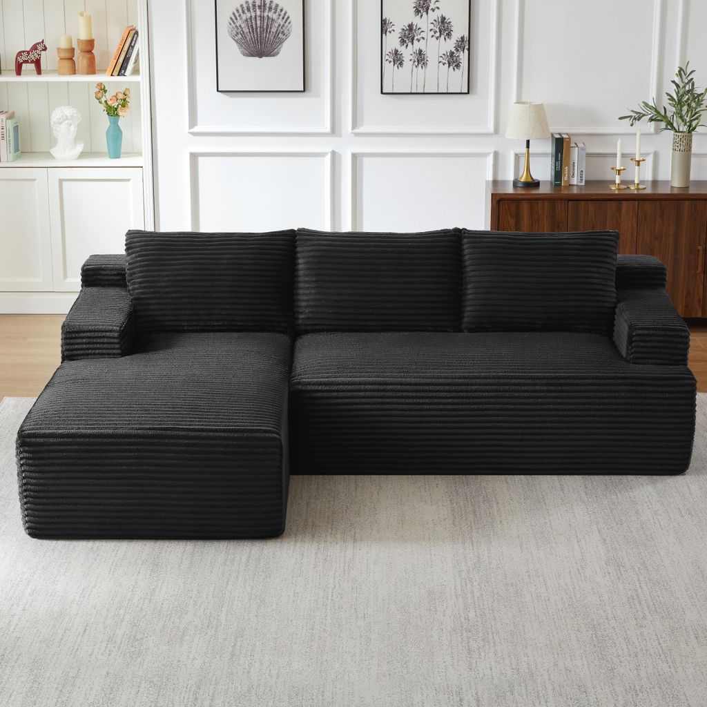 Ecksofa L-förmig, modulares Schlafsofa im Cloud-Design mit Produktbild 