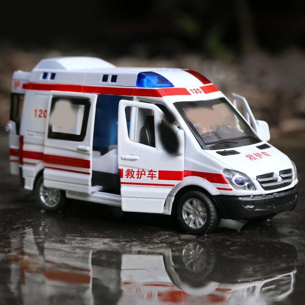 Krankenwagen-Spielzeugauto, hohes Simulations-Einsatzfahrzeug mit Licht für Kinder