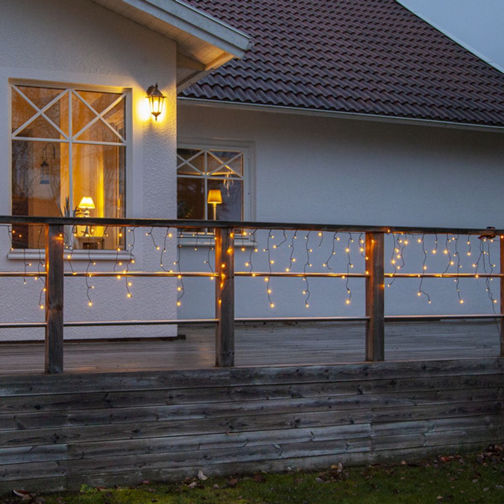 Kurtyna Sople LED 5,9 m x 0,55 m biała ciepła 1900k Zdjęcie produktu 