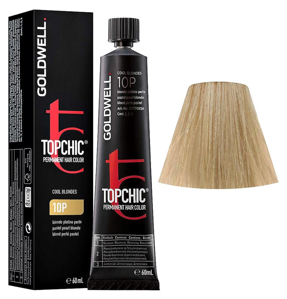 Goldwell Topchic Tube 10P Blond Perlé Pastel 60ml Image du produit 