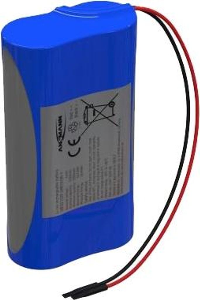 Ansmann 2S1P Akkupack 2x 18650 Kabel Li-Ion 7.2V 2600mAh 7.2 V 2600 (2447-3030-60)