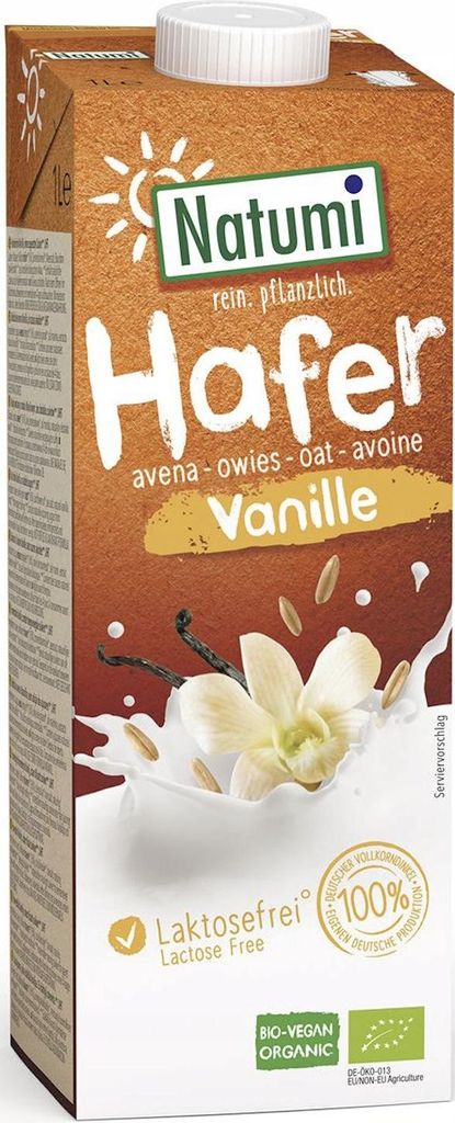 Ovsený A Vanilkový Nápoj Bez Pridaných Cukrov1L - Natumi Obrázok produktu 