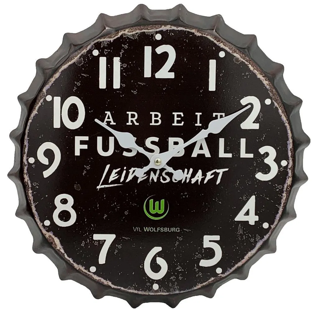 Horloge murale VfL Wolfsburg A-F-L officielle pour fan de football club