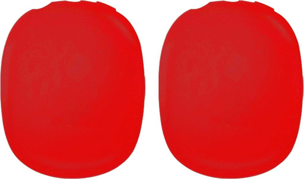 Praktisches Headset-Fall Anti-Drogen-Silikon Wireless Bluetooth-kompatibler Kopfhörer Schutzabdeckung für AirPods Max-Rot