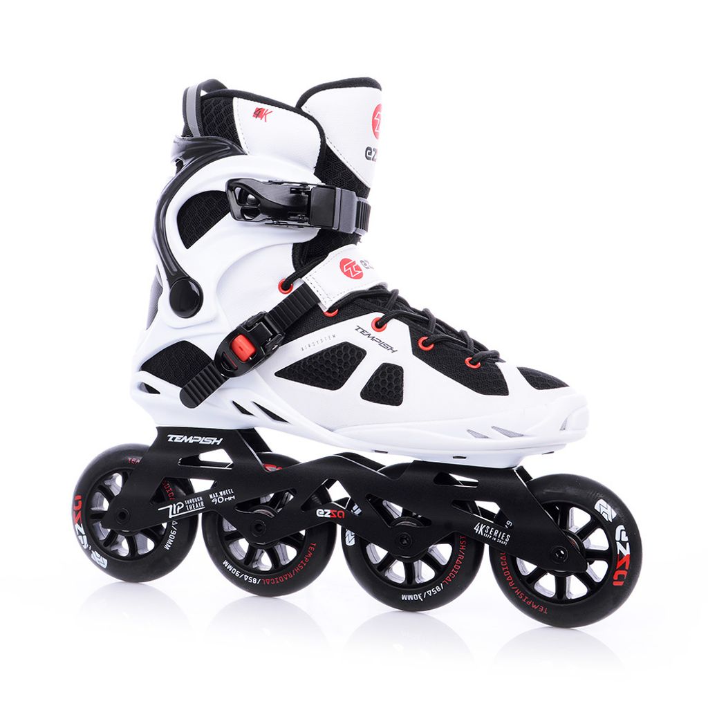 Inline Skates Ezza 90 Softboat 85A Weiß/Schwarz Größe 44