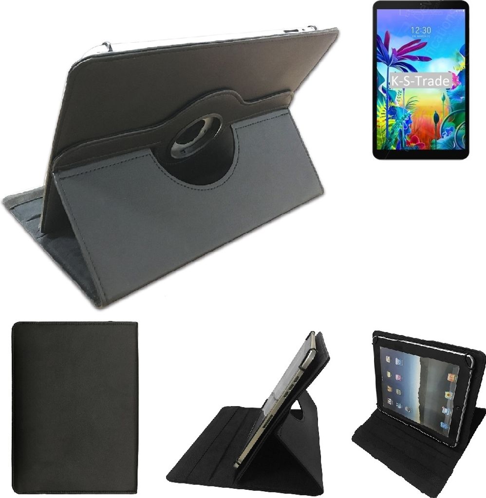 High quality kompatibel mit LG Electronics LG G Pad 5 10.1 FHD LTE Schutz Hülle 360° Tablet Case Schutzhülle Flip Cover schwarz. Tablet Hülle