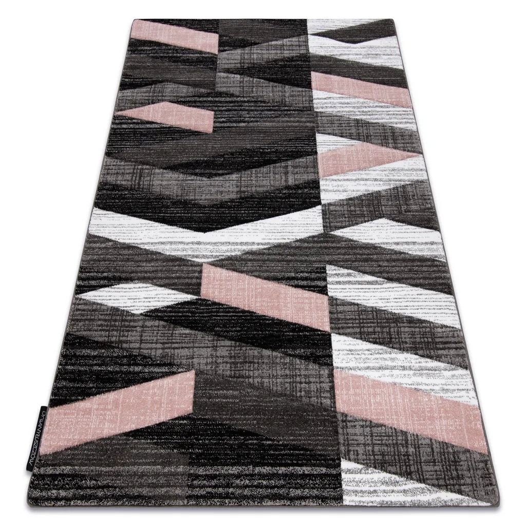 Tapis rose doux ALTER Bax 120x170 cm - Motifs rayures haute qualité