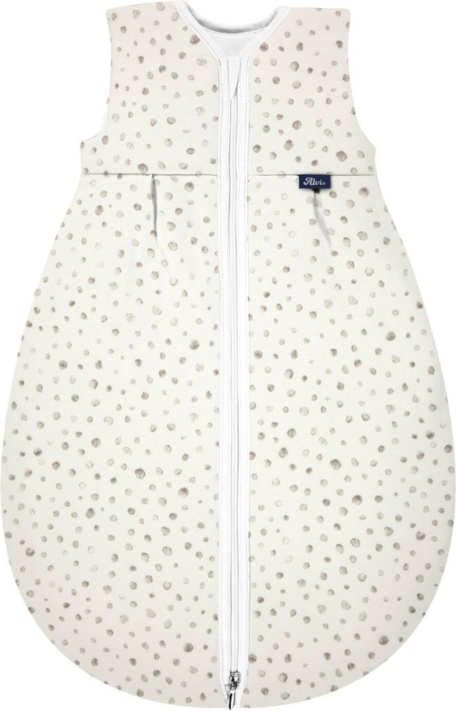 Alvi Mäxchen Schlafsack light Regular Baumwolle Aqua Dot 90 cm