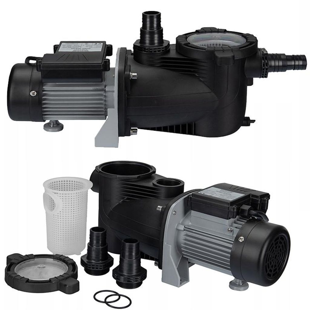 Schwimmbadpumpe 12000 l/h, selbstansaugend, 600 W, leise Produktbild 