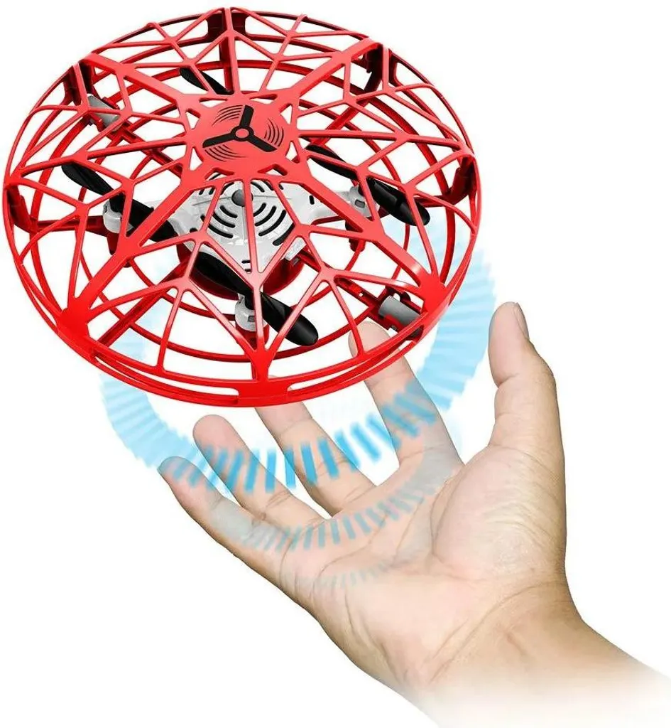 UFO Drone Bizak Rouge 62004810 avec Capteurs Infrarouges et Lumières LED - 3