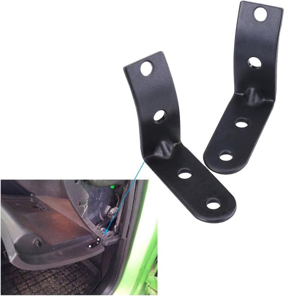 Reparationsset für Handschuhfach-Scharnier aus Aluminiumlegierung für S4 RS4 B6 8E 2002-2008, (schwarz)