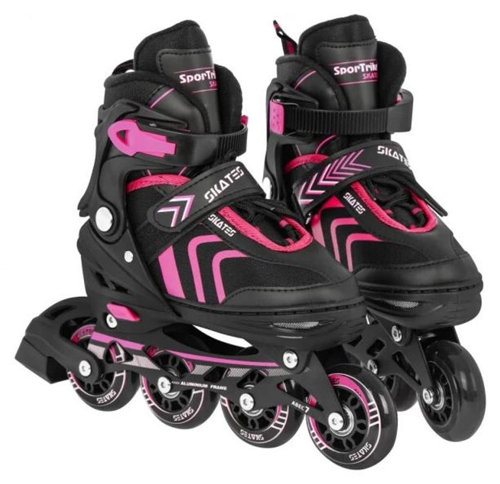 SporTrike Kolečkové brusle 4v1 růžovočerné, vel. 29-33 Obrázek produktu 