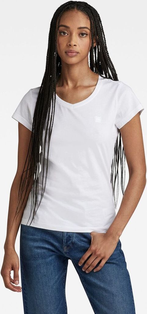 G-STAR RAW DENIM EYBEN SLIM V T 2.0 WMN Damen T-Shirt