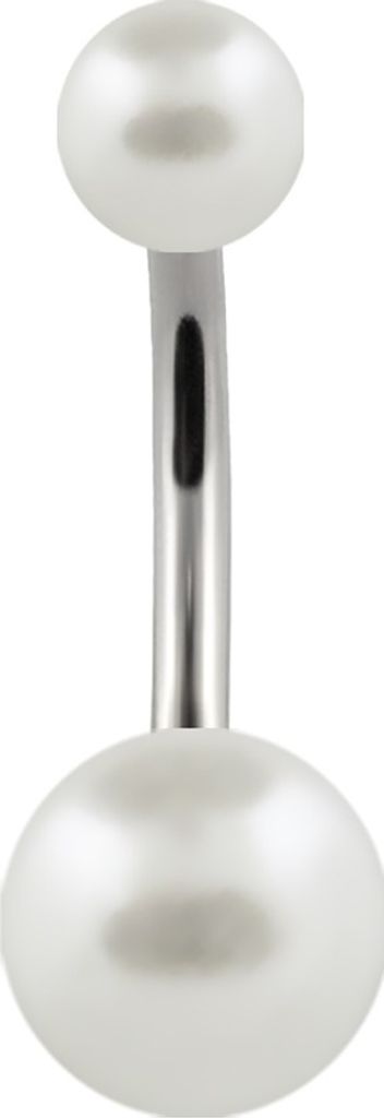 Bauchnabelpiercing Titan Titanium Perle Kugel Ball Banane Belly Banana 8 mm