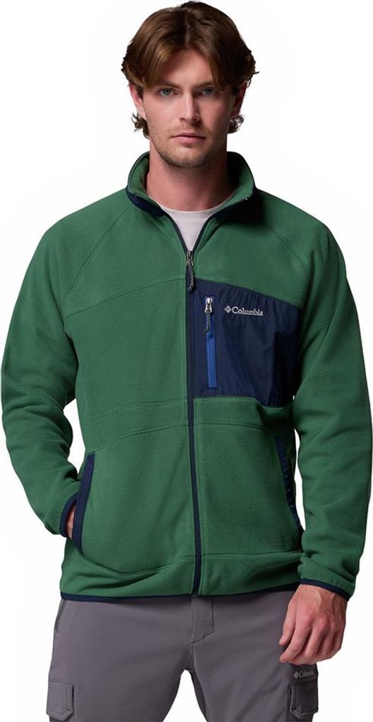 Columbia Fast Trek Overlay Fleece Mit Durchgehendem Reißverschluss Grün S Mann Grün S