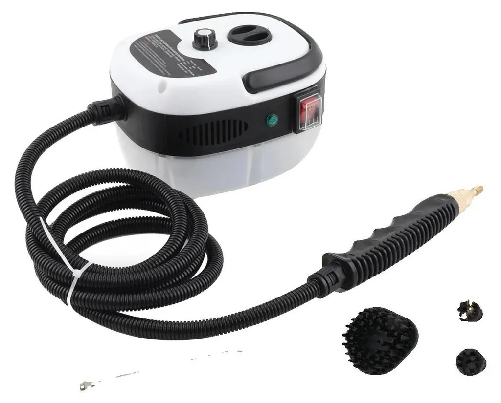 Nettoyeur vapeur 2500W haute température 105°C avec grand tuyau flexible