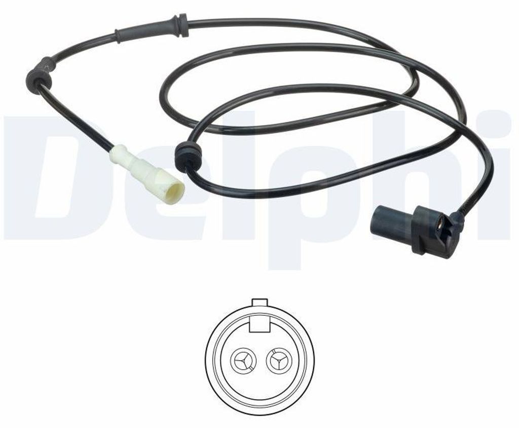 DELPHI SS20589 Sensor, Radgeschwindigkeit x