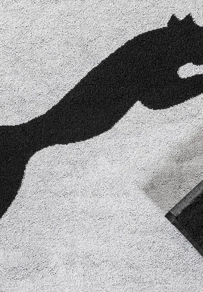 Serviette Puma Noire 70x140cm - Coton Absorbant et Séchage Très Rapide - 12