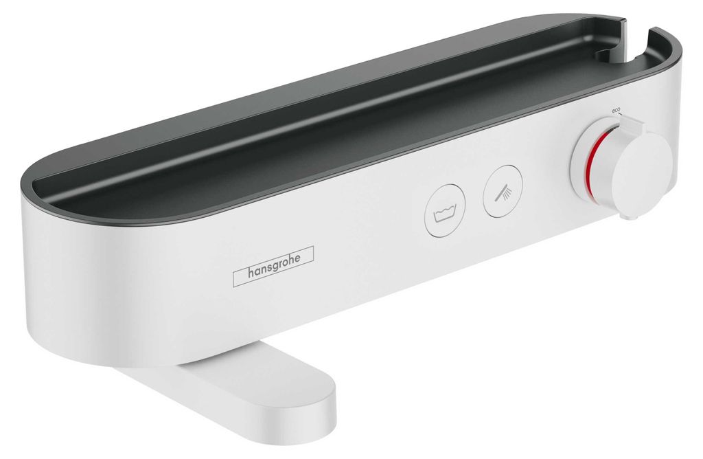 Wannenthermostat SHOWERTABLET SELECT 400 Aufputz, DN 15 mattweiß mattweiß
