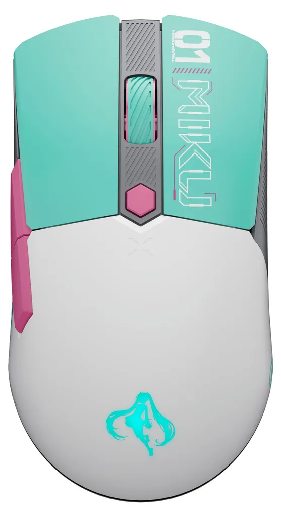 Souris Gaming ASUS TUF Mini Wireless pour setup streaming Hatsune Miku